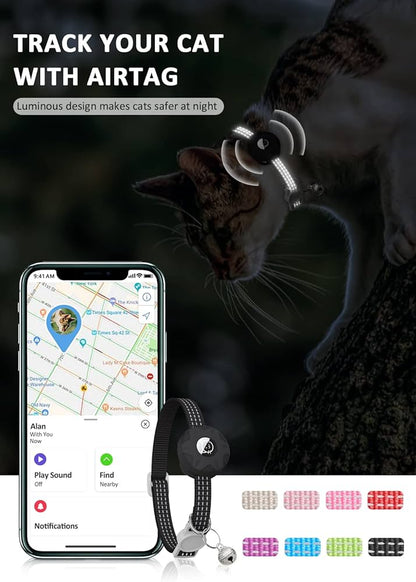 Airtag cat collar