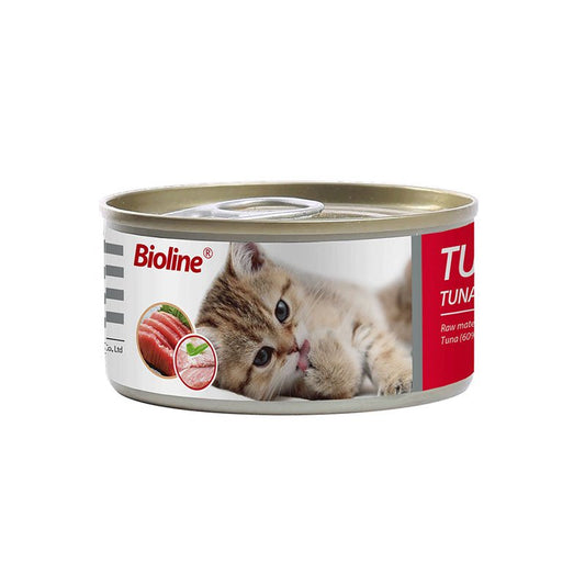 Bioline Tuna & Beef Can 80g