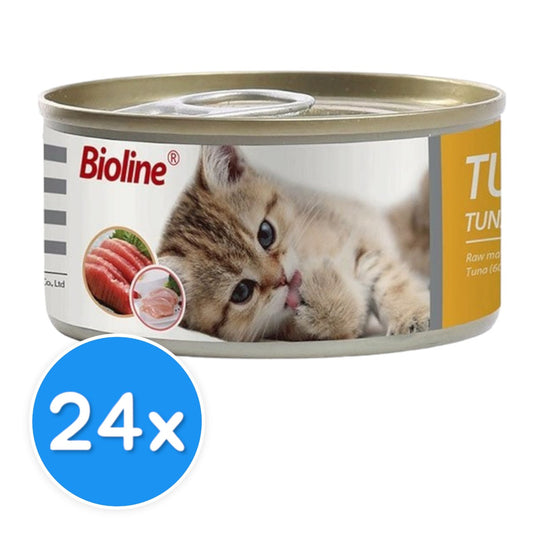 Bioline Tuna Can +Chicken 24X