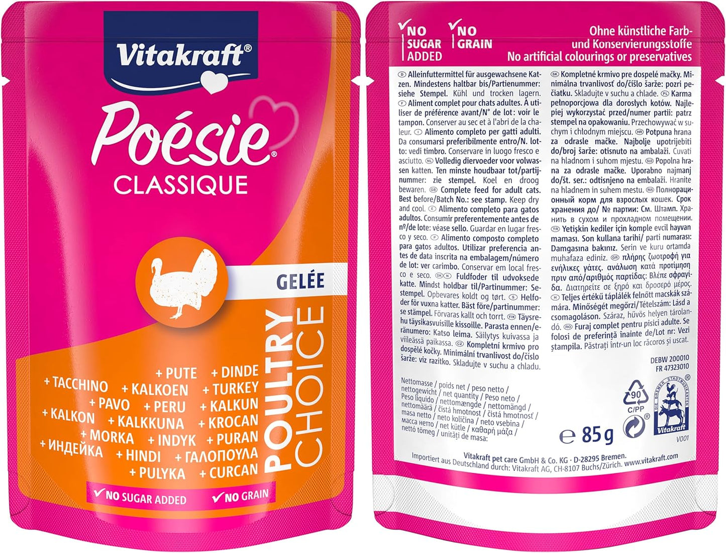 Vitakraft poésie classique jelly Mega pack 60X