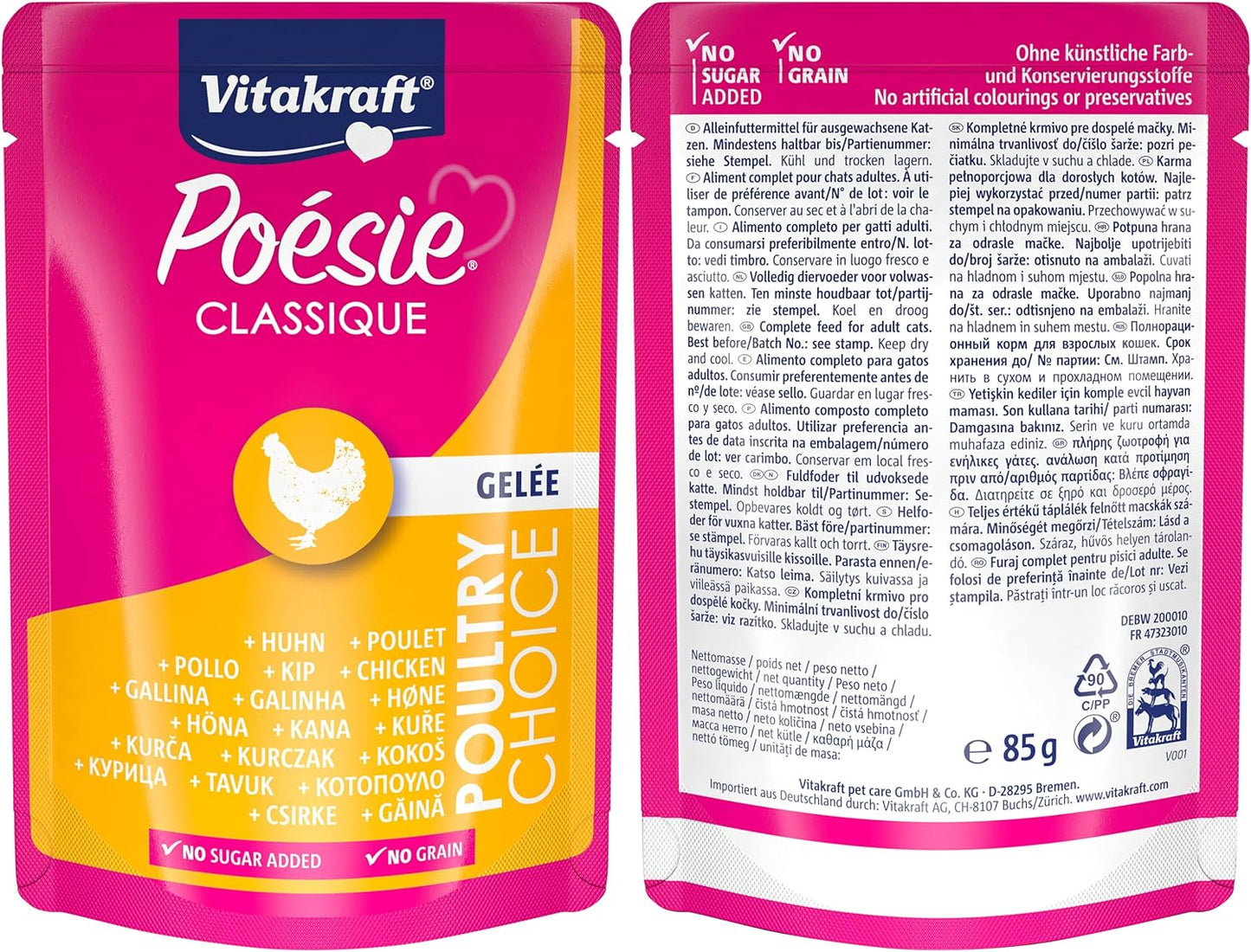 Vitakraft poésie classique jelly Mega pack 60X