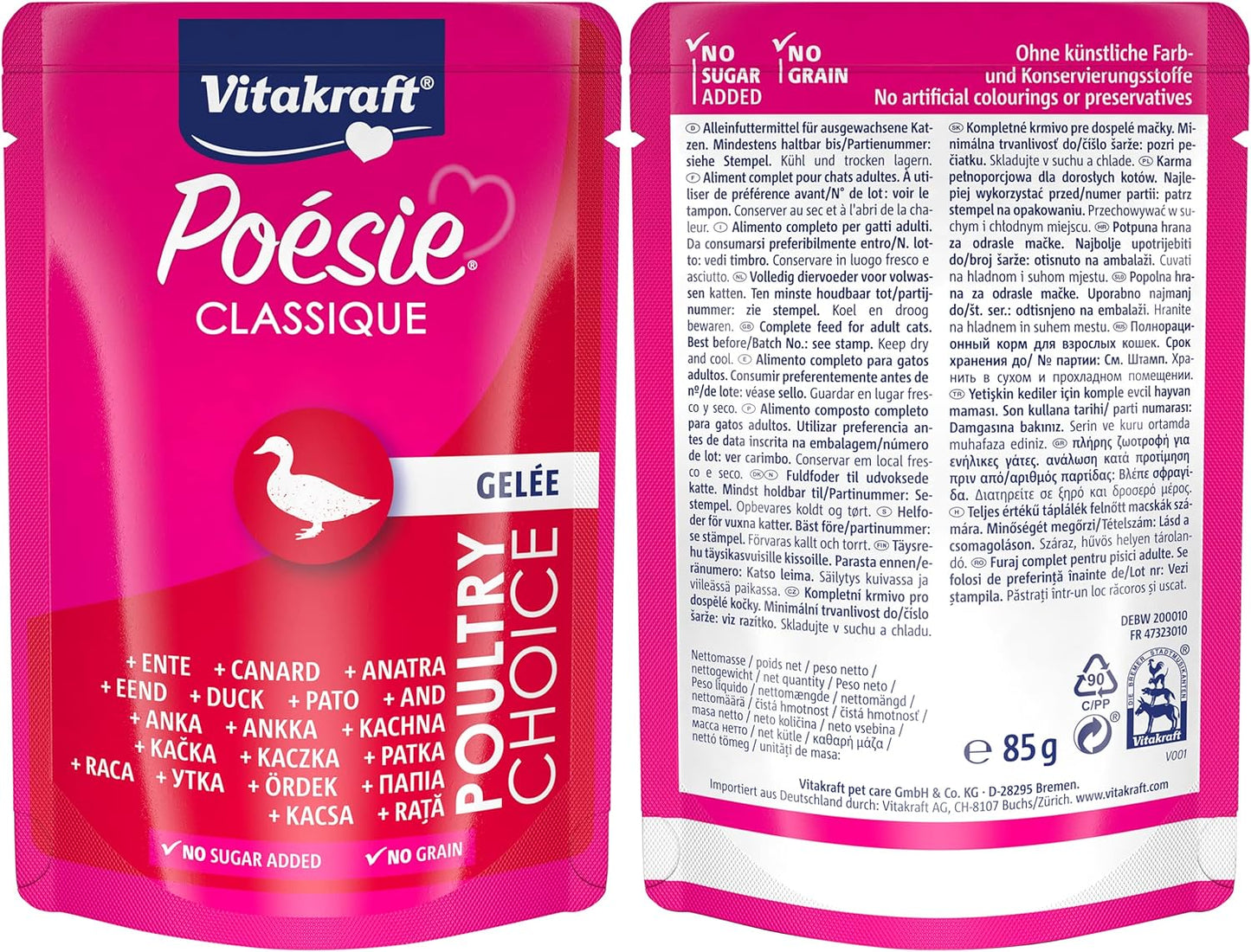 Vitakraft poésie classique jelly Mega pack 60X