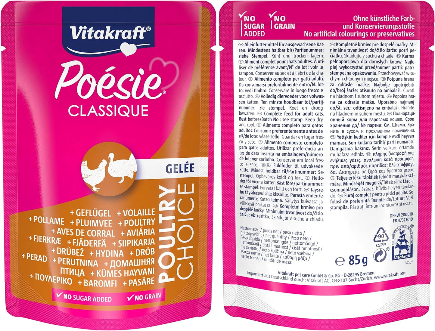 Vitakraft poésie classique jelly Mega pack 60X