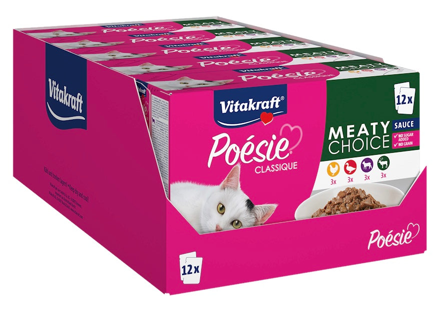 Vitakraft poésie Meaty choice Sauce Mega pack 60X