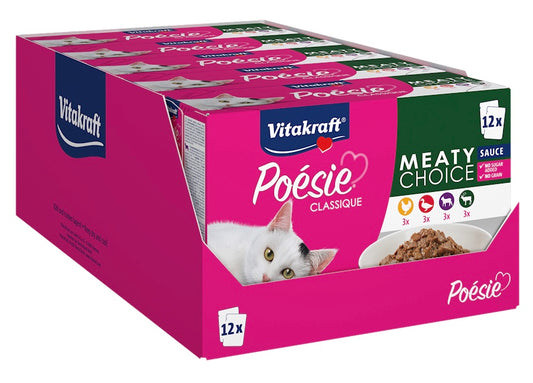 Vitakraft poésie Meaty choice Sauce Mega pack 60X