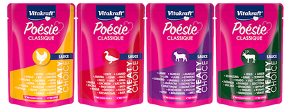 Vitakraft poésie Meaty choice Sauce Mega pack 60X