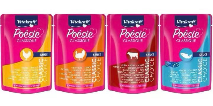 Vitakraft poésie Classique choice Sauce Mega pack 60X