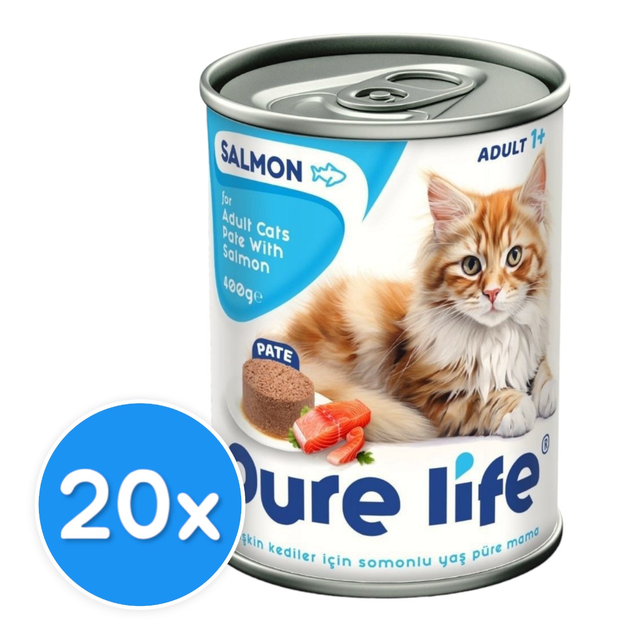 Pure Life Adult Salmon 20X