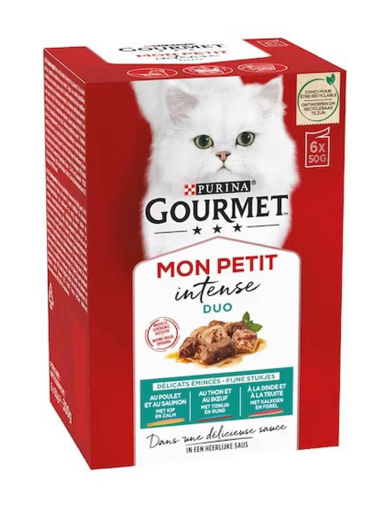 Purina Gourmet Mon Petit DUO Cat Food 6X