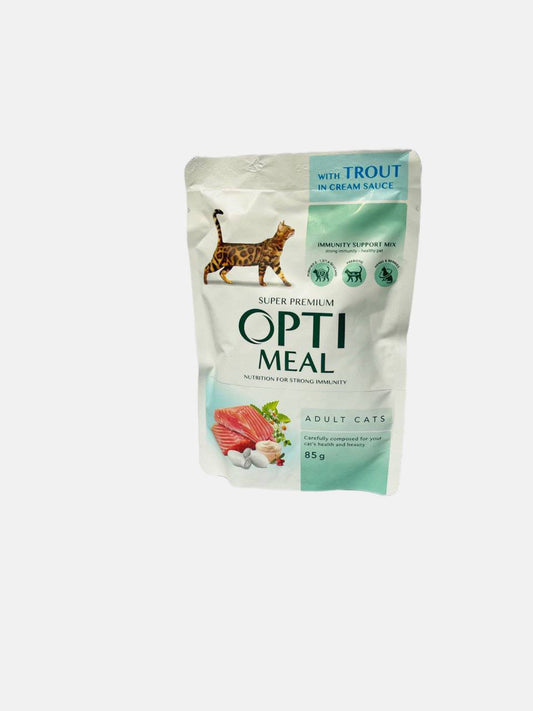 Opti meal  with Trout In cream souce 85g