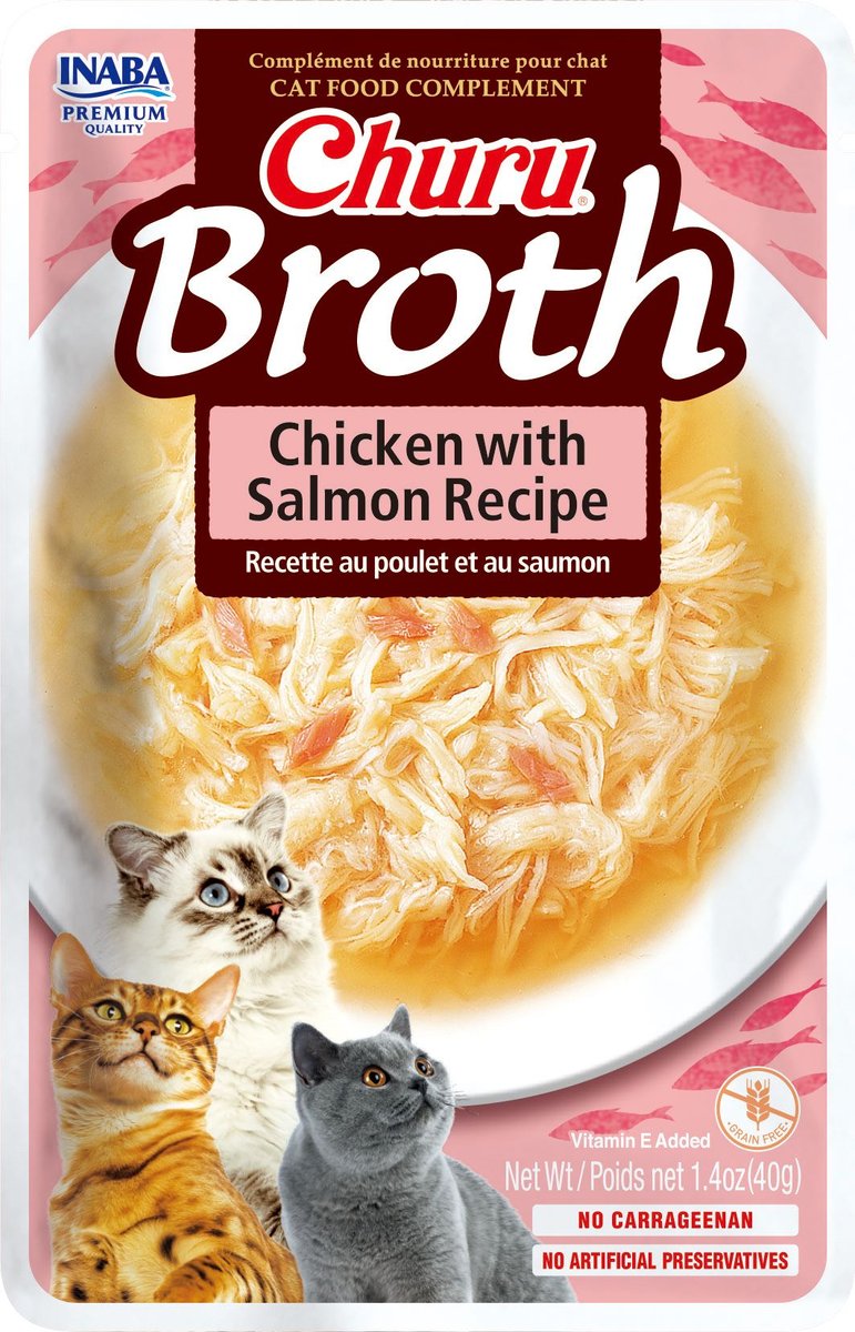 Inaba Chicken Broth & Salmon 40g