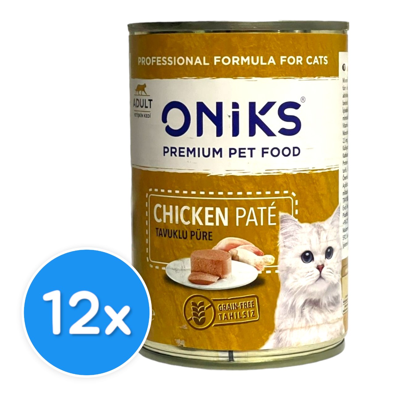 Oniks Adult Chicken Pate 12X