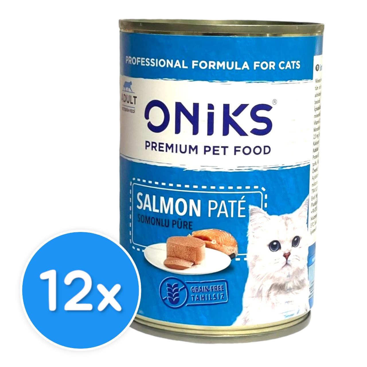 Oniks Adult Salmon Pate 12X