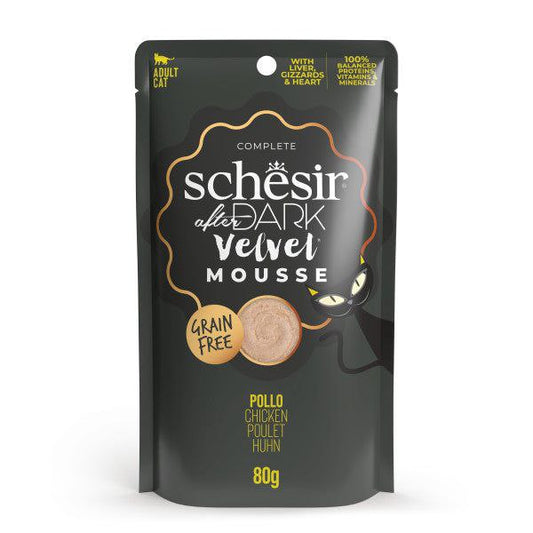 Schesir Dark Mousse With Chicken 80g