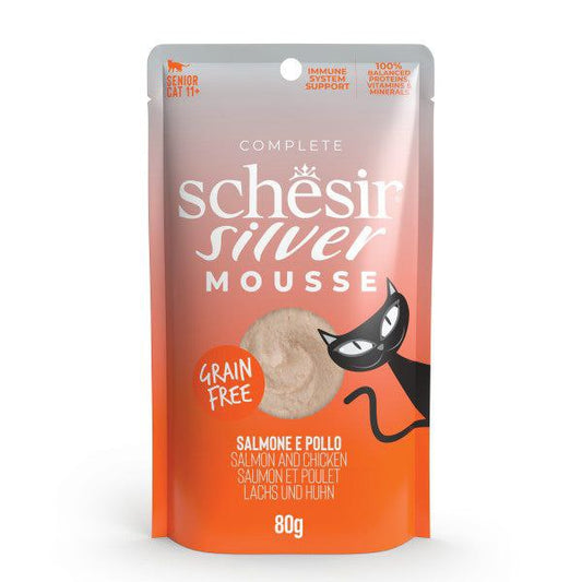 Schesir Silver Mousse with Salmon and Chicken 80g