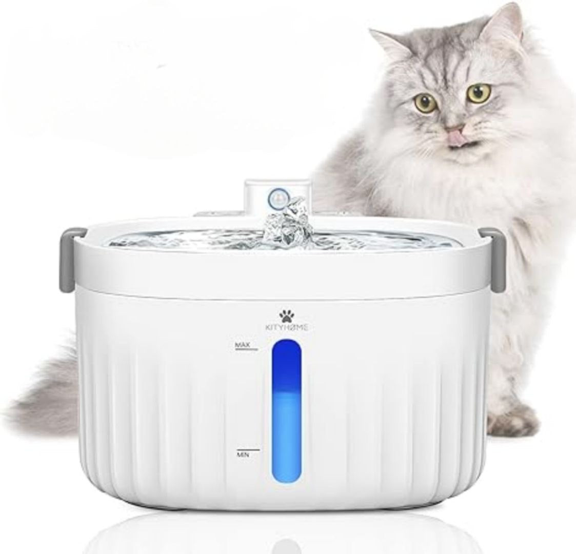 KITYHOME Rechargeable Water Fountain 2L