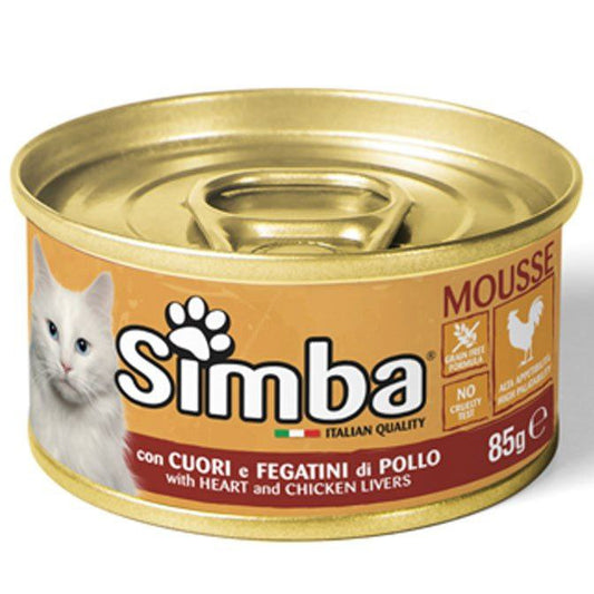 Simba  Mousse with Heart and Chicken Livers 85g