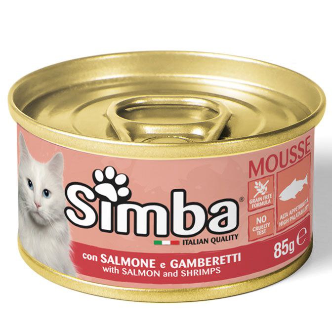 Simba Mousse with Salmon and Shrimps 85g