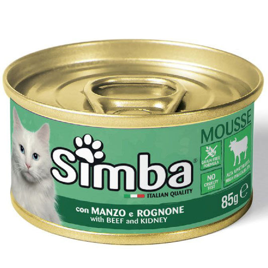 Simba Mousse with Beef and Kidney 85g