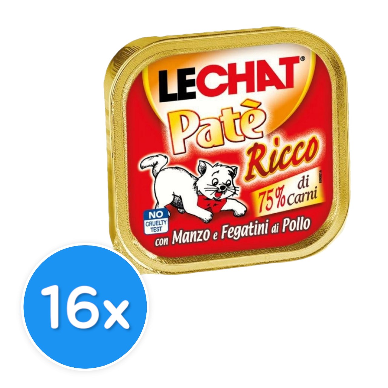 Lechat Beef & Chicken Liver 16X