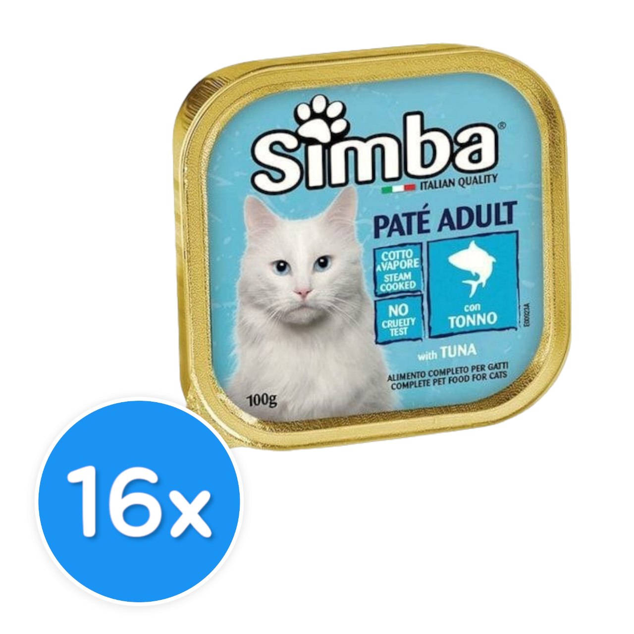 Simba Pate Tuna Cat Food 100g