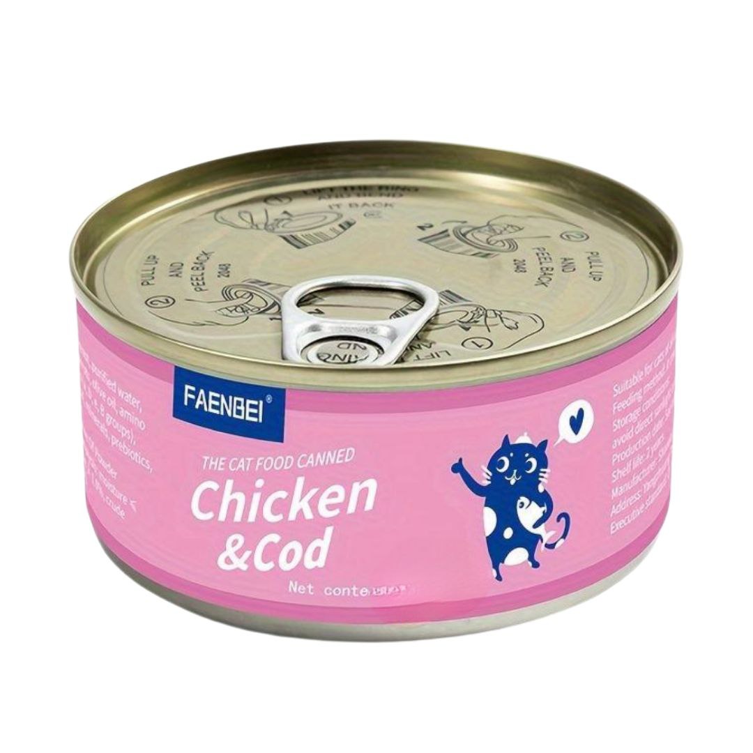 Faenbei Chicken & Cod 85g