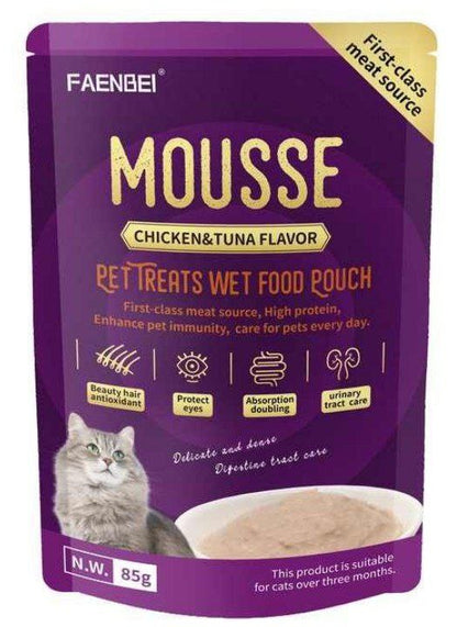 Faenbei Mousse Chicken & Tuna 12X