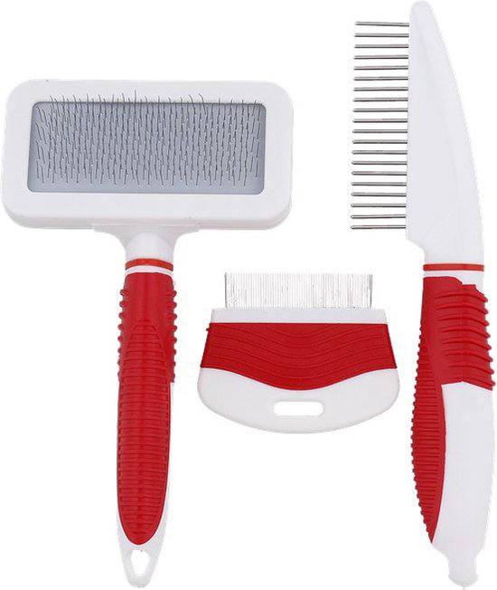 Grooming brush 3 in 1