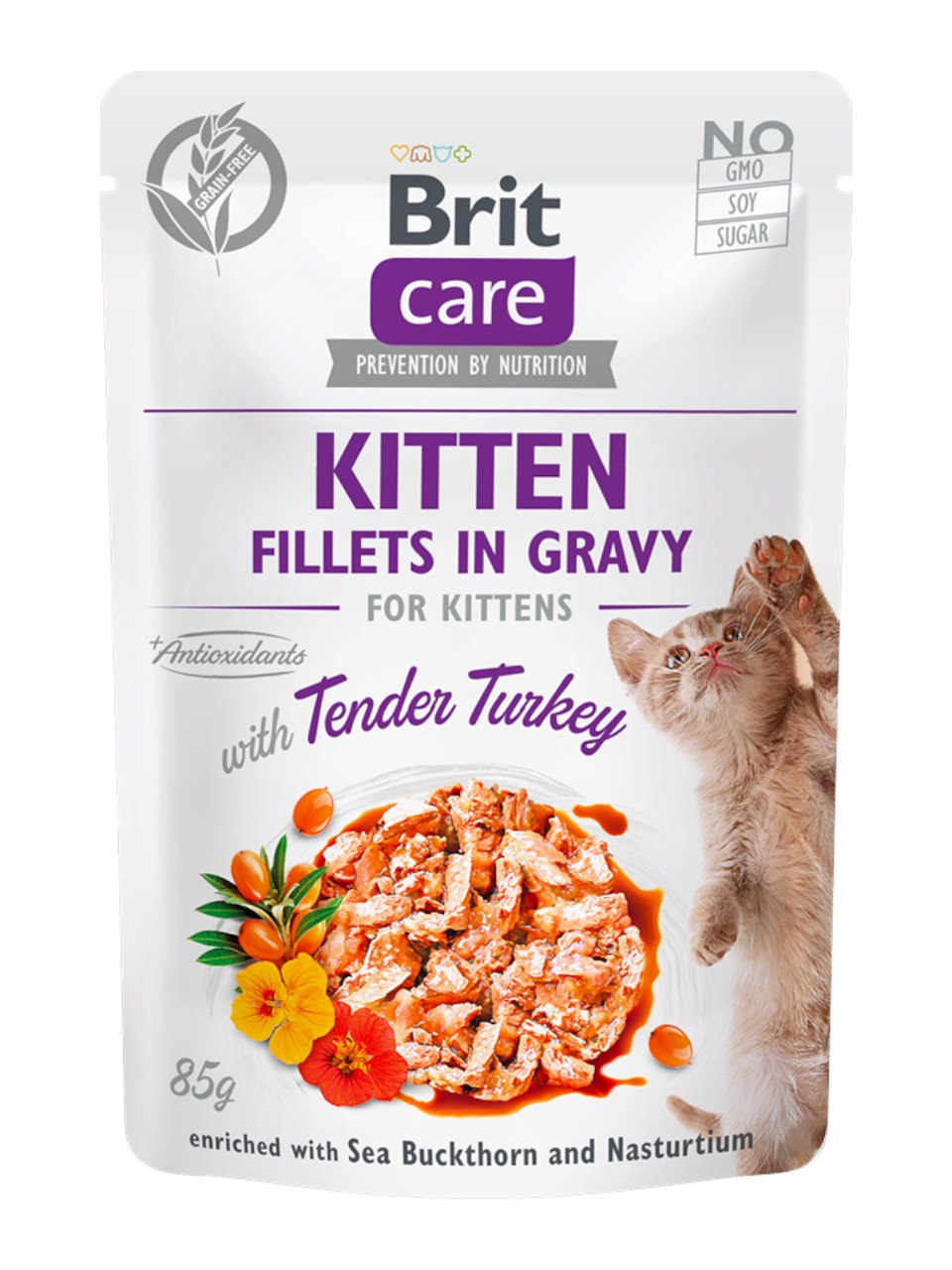 Brit kitten Tender Turkey 85g