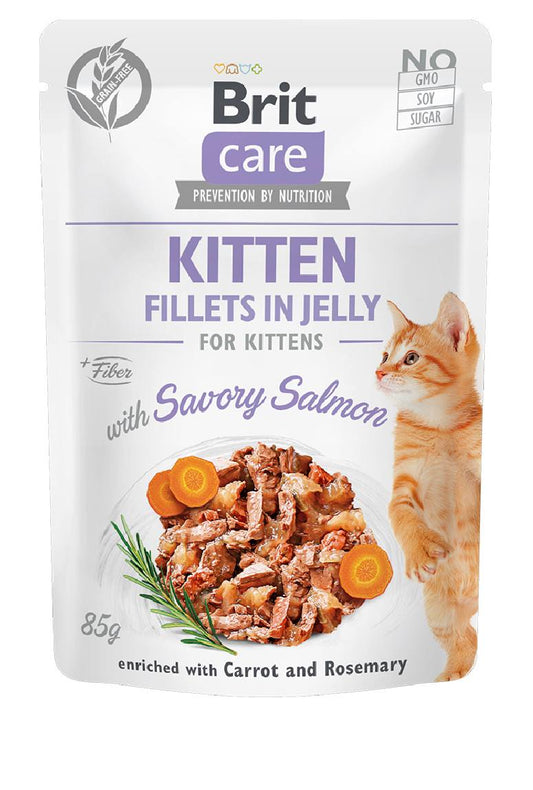 Brit kitten savory salmon 85g