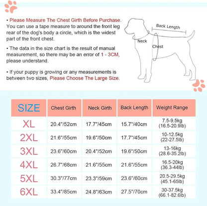 معطف الكلب مقاوم للماء مقاس XL