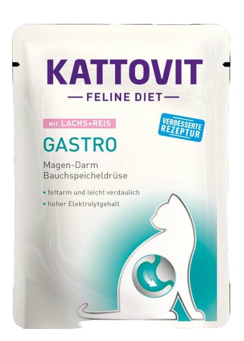 Kattovit  Gastro with Salmon & Rice 85g