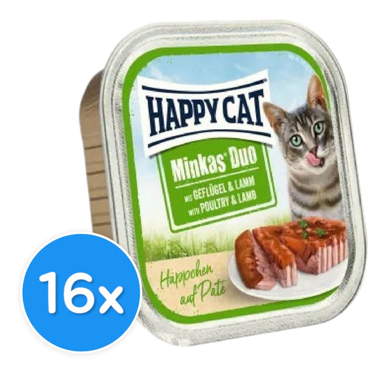 Happy Cat Poultry & Lamb 16X