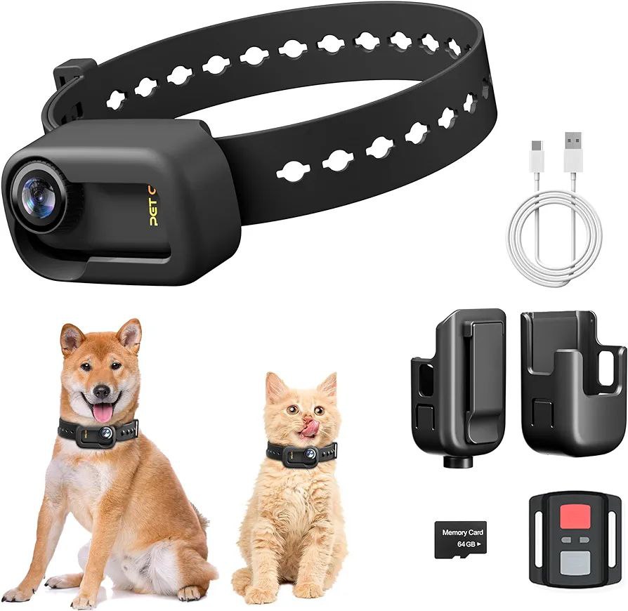 4K Cat Collar Camera