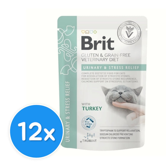 Brit Urinary & Stress Relief with Turkey 12X