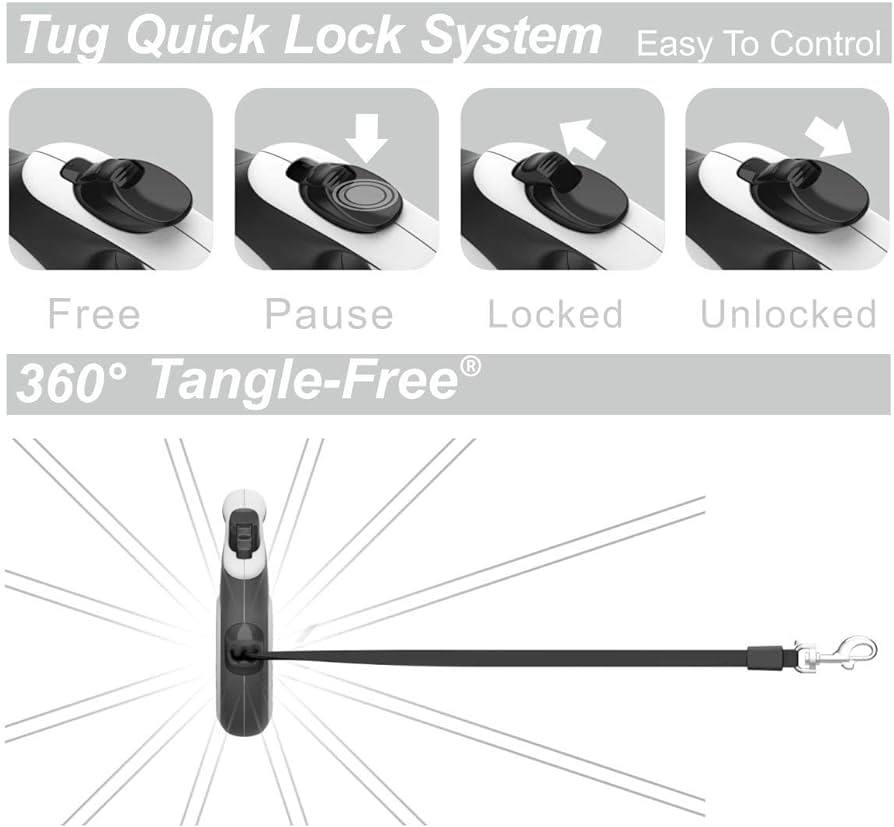 مقود قابل للسحب من TUG بطول 5 أمتار