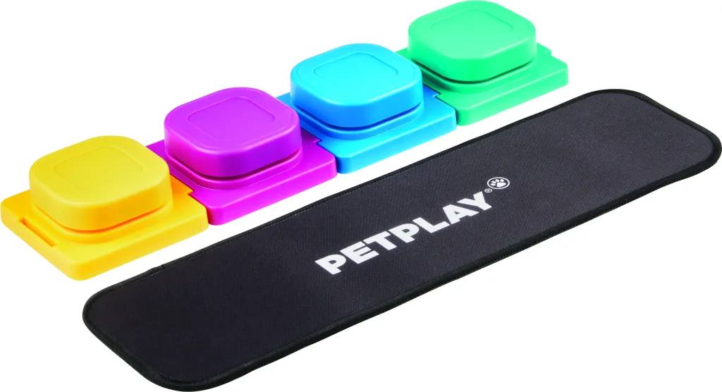 دوگمەی قسەکردنی ئاژەڵە ماڵییە کارلێکەکانی Petplay