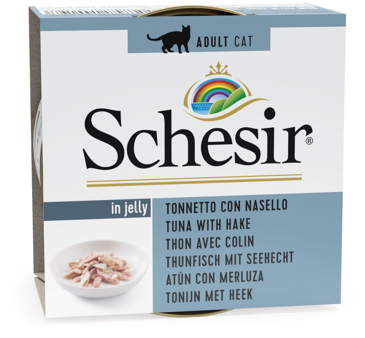 Schesir Tuna with Hake 85g