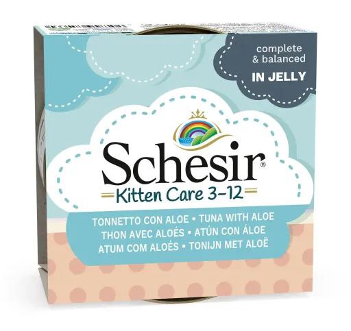 Schesir kitten Tuna With Aloe in Jelly 85g