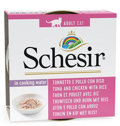 Schesir Tuna and Chicken with Rice in Cooking Water 85g