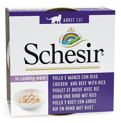 Schesir Chicken and Beef with Rice in Cooking Water 85g