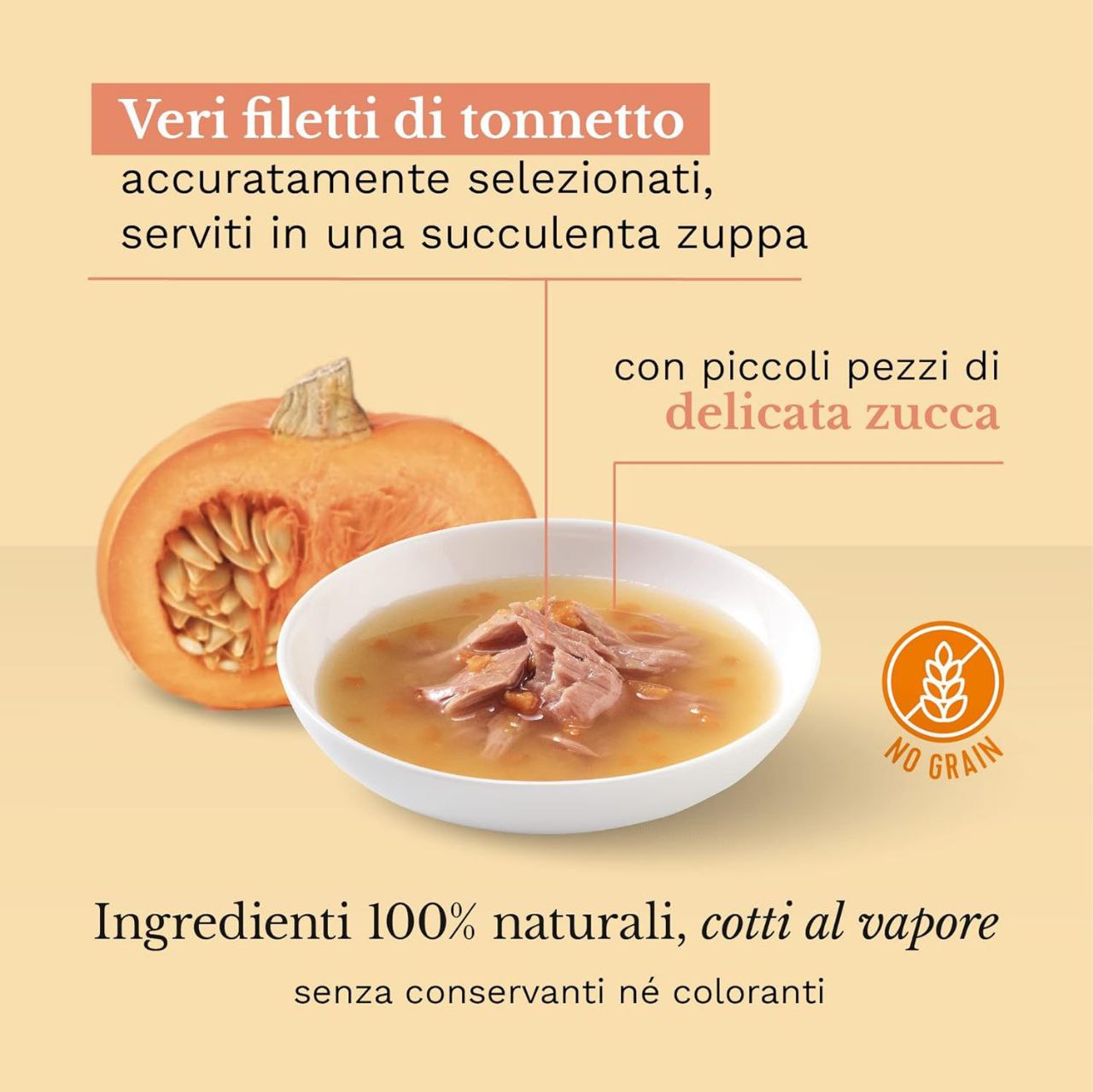 Schesir Tuna and Pumpkin in Soup 85g