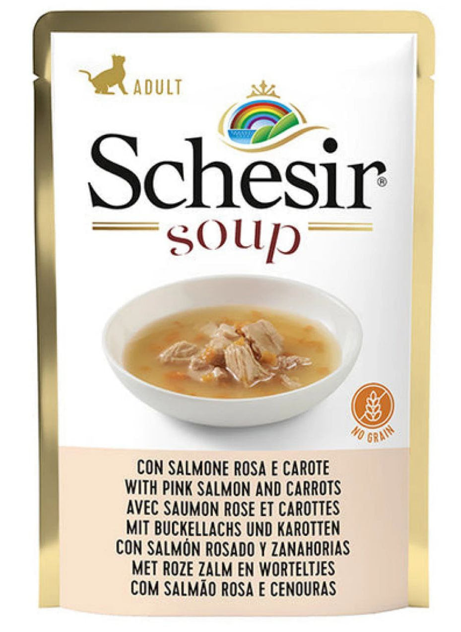 Schesir Pink Salmon & Carrots in Soup 85g