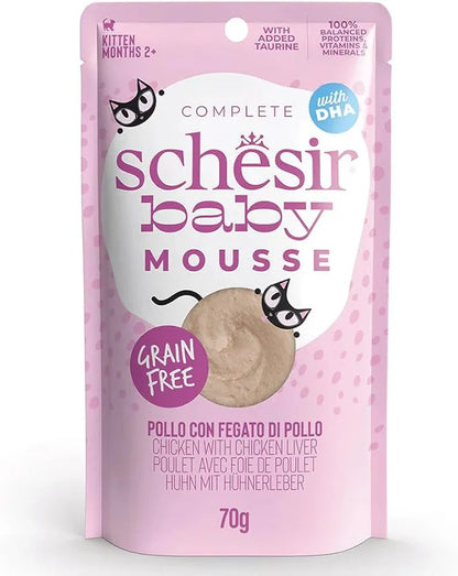 Schesir Baby Mousse Chicken with Chicken Liver 70G