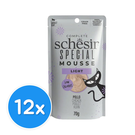 Schesir Special Light Chicken in Mousse 12X