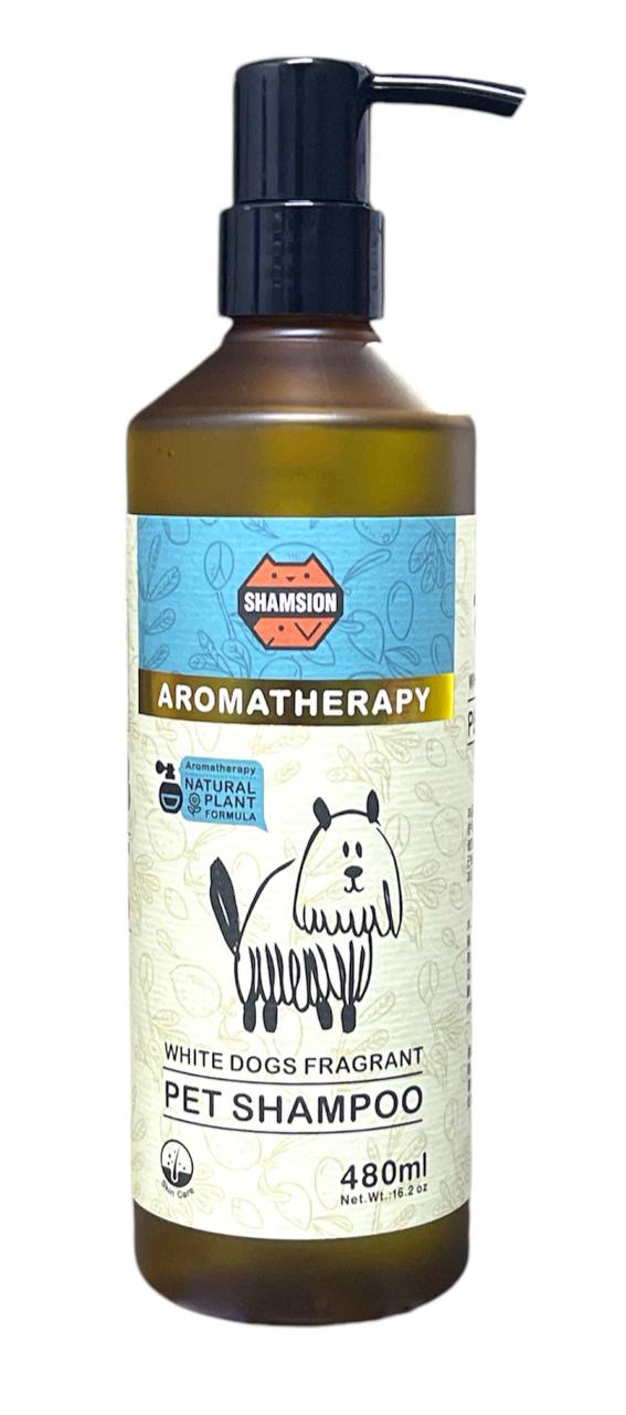 شامبو العلاج العطري Shamsion White Dog 480 مل