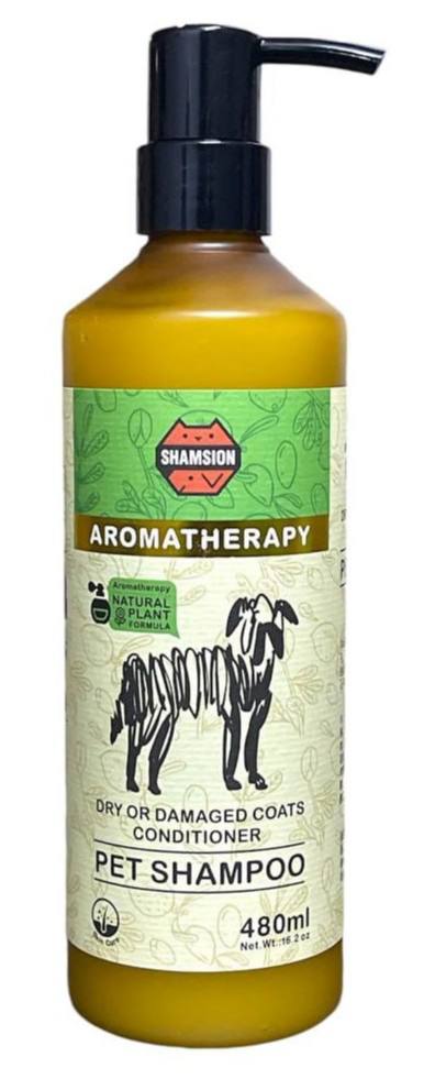 Shamsion Dry or Damaged Coat Conditioner Shampoo 480ml