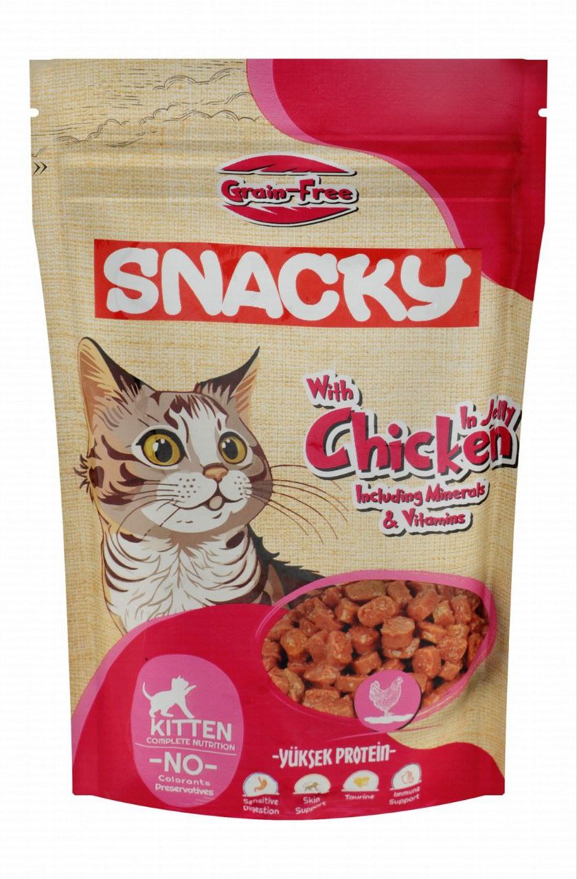 Snacky Kitten Chicken in Jelly 24X