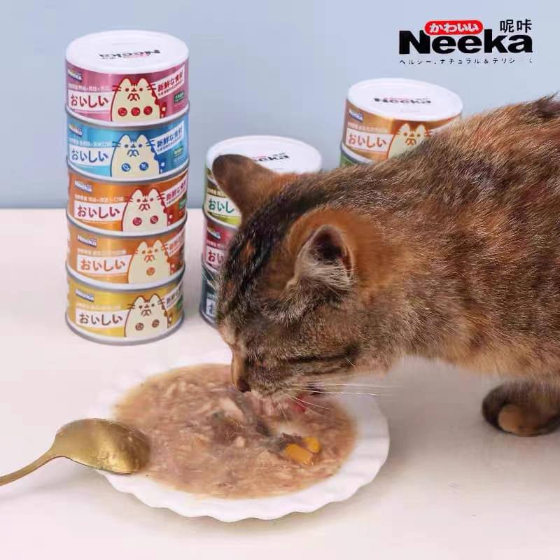 Neeka Chicken with Cat Grass 85g