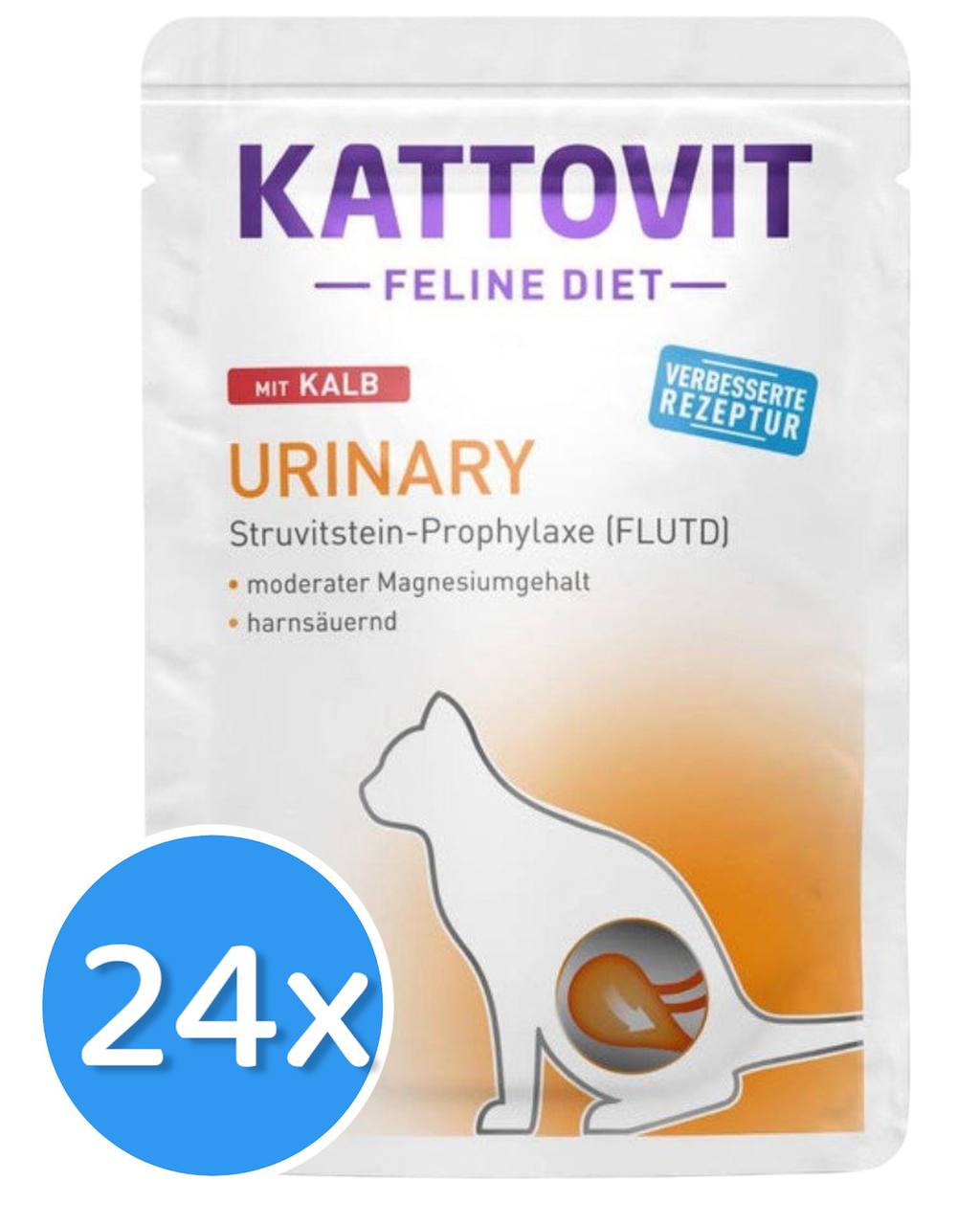 Kattovit Urinary with Veal 24X